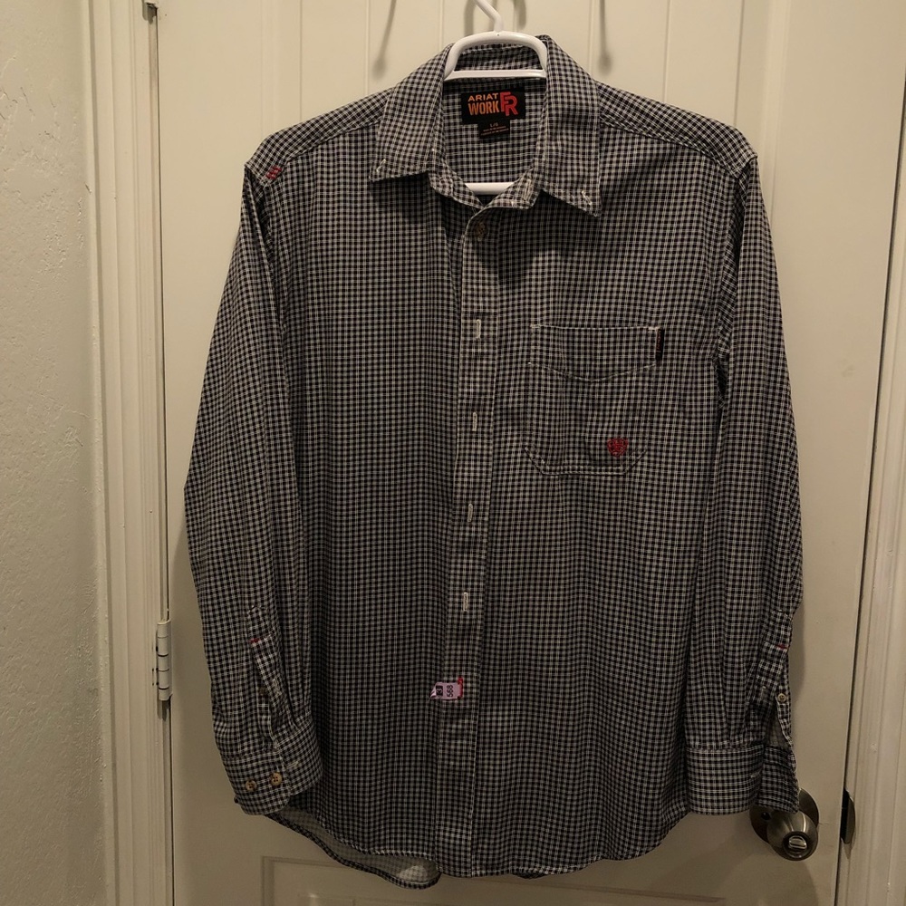 Mens Ariat Work FR Long Sleeve Shirt